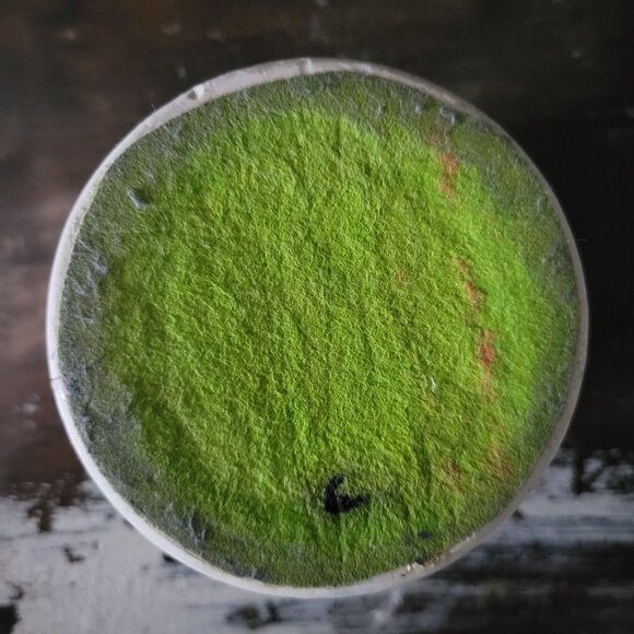 Large Vintage Chinese Brush Pot, Blue and White Chinoiserie Brush Pot 5.5 Inches - Picture 6 of 6